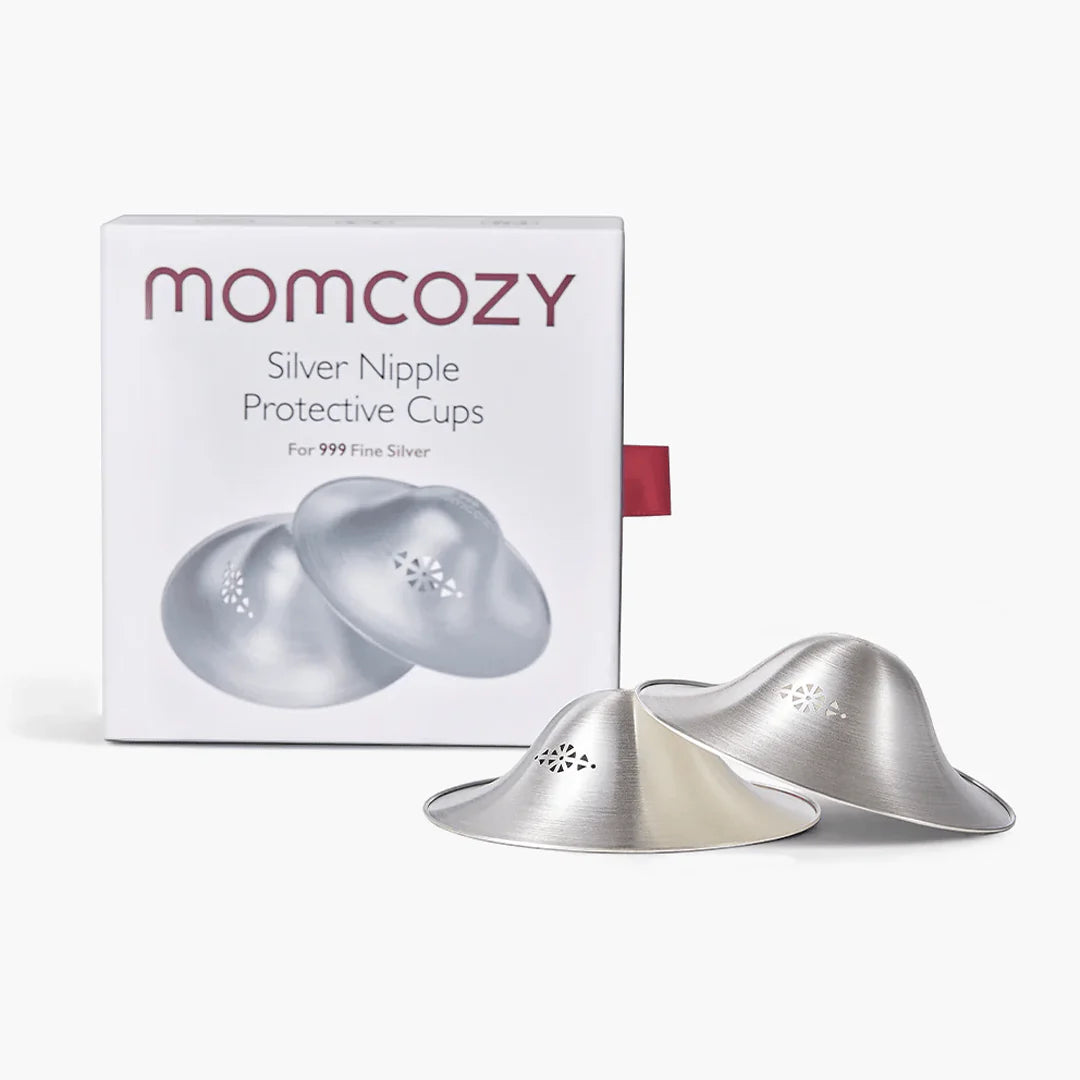 Copas de Lactancia de Plata 999 Momcozy