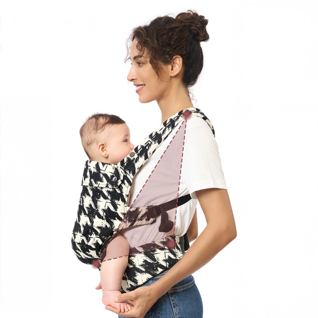 Portabebé 3 en 1 Houndstooth Momcozy
