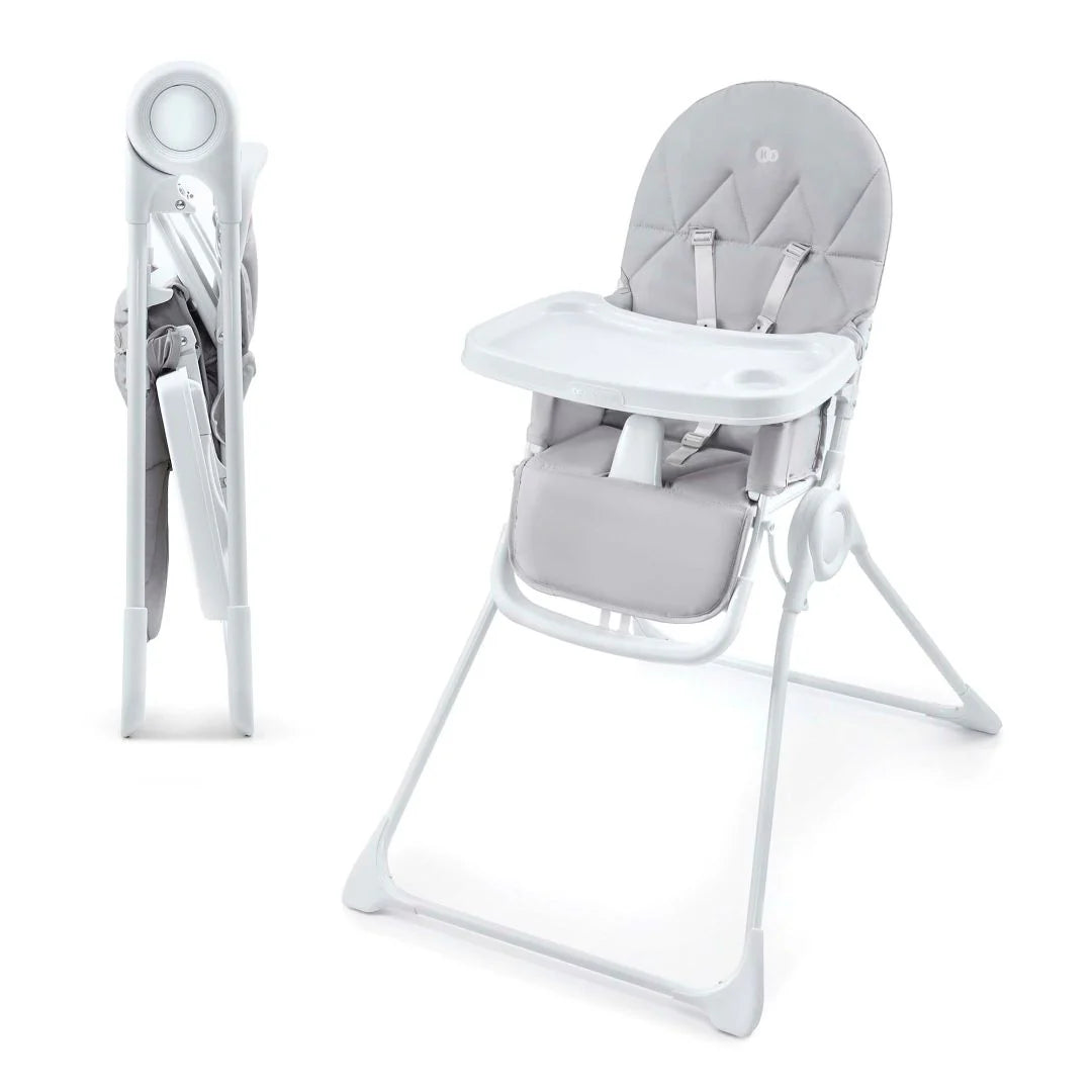 Silla de Comer compacta BINCI Light Grey KinderKraft