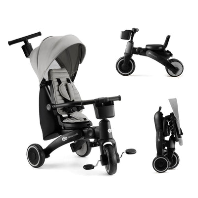 Triciclo Multifuncional JAZZ 6 en 1 Grey KinderKraft