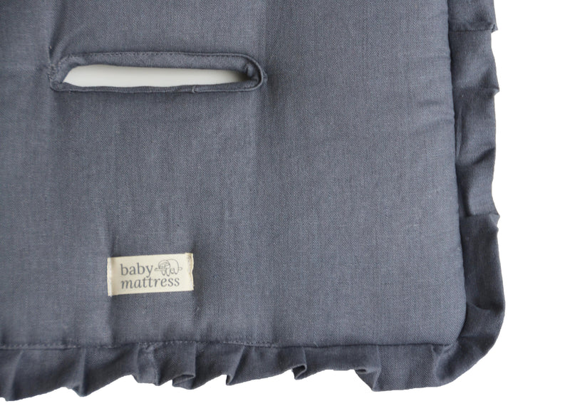 Protector acolchado para Coche Lino Gris Marengo Baby Mattress