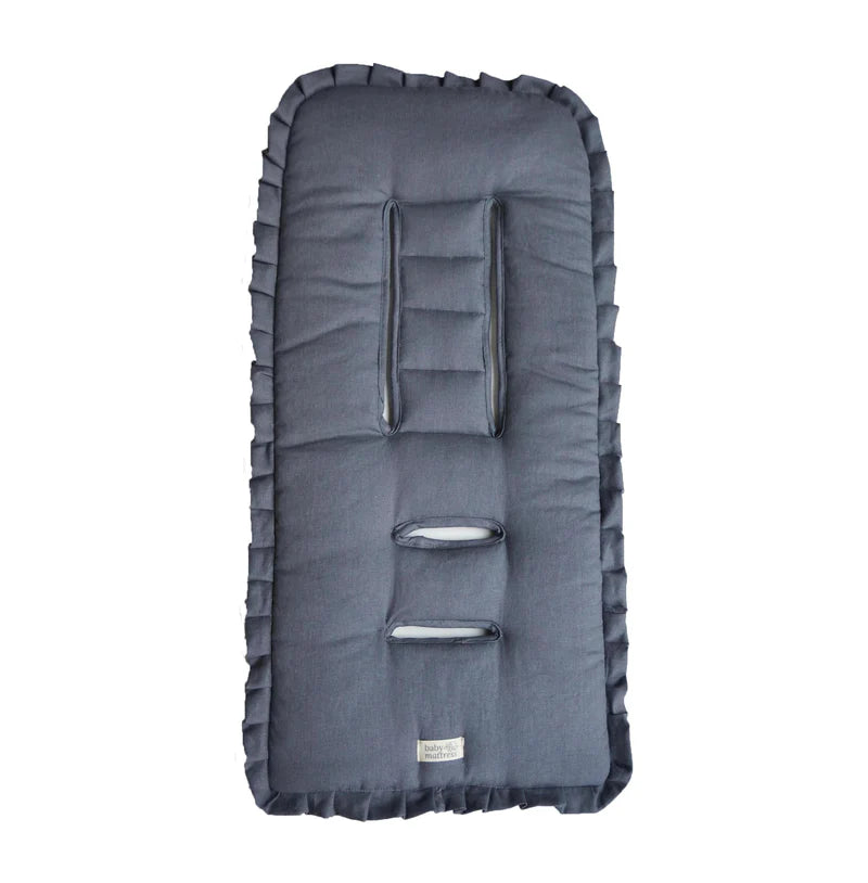 Protector acolchado para Coche Lino Gris Marengo Baby Mattress
