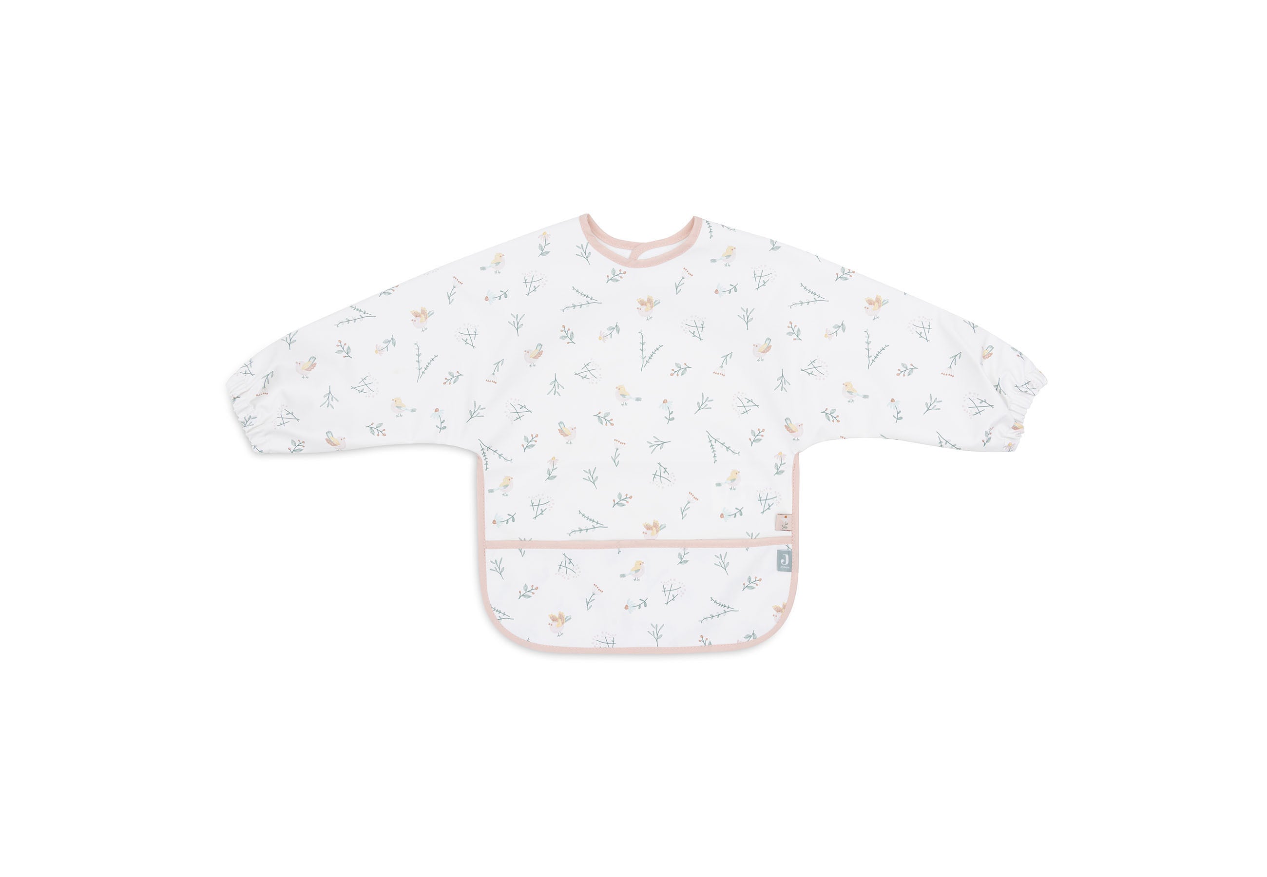 Babero manga larga Lovely Birds Jollein