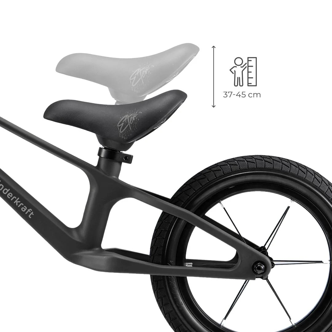 Bicicleta de equilibrio Eter Negro Kinderkraft
