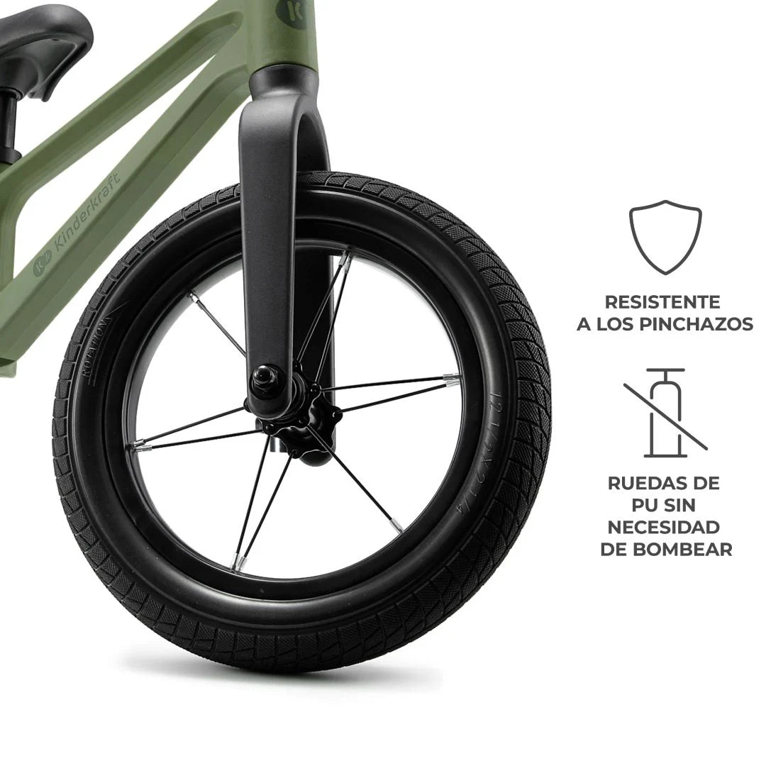 Bicicleta de equilibrio Eter Verde Kinderkraft