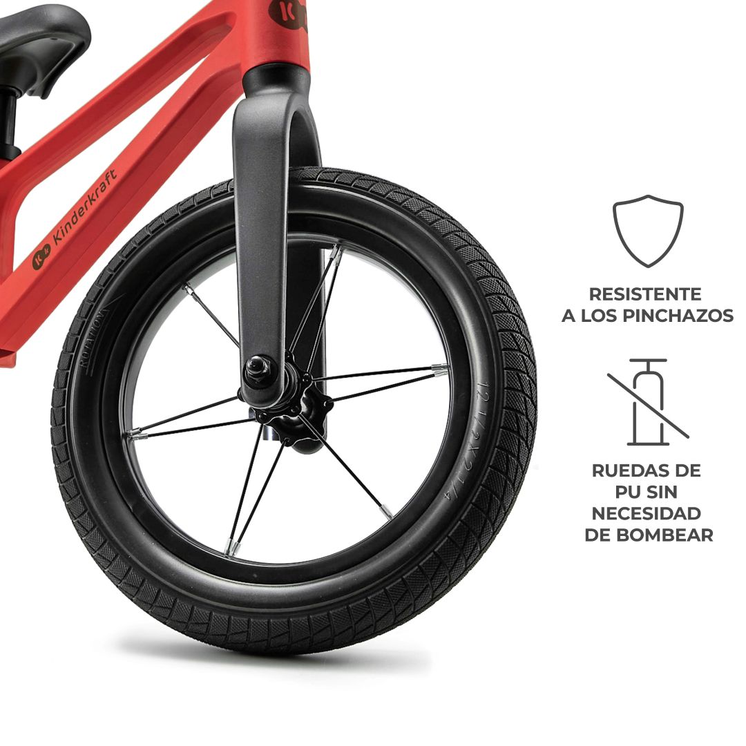 Bicicleta de equilibrio Eter Rojo Kinderkraft