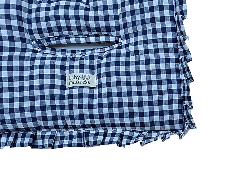 Protector acolchado para Coche Vichy Azul Baby Mattress