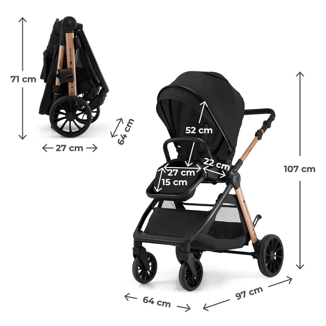 Travel System VESTO 2 + Mink + Base Kinderkraft