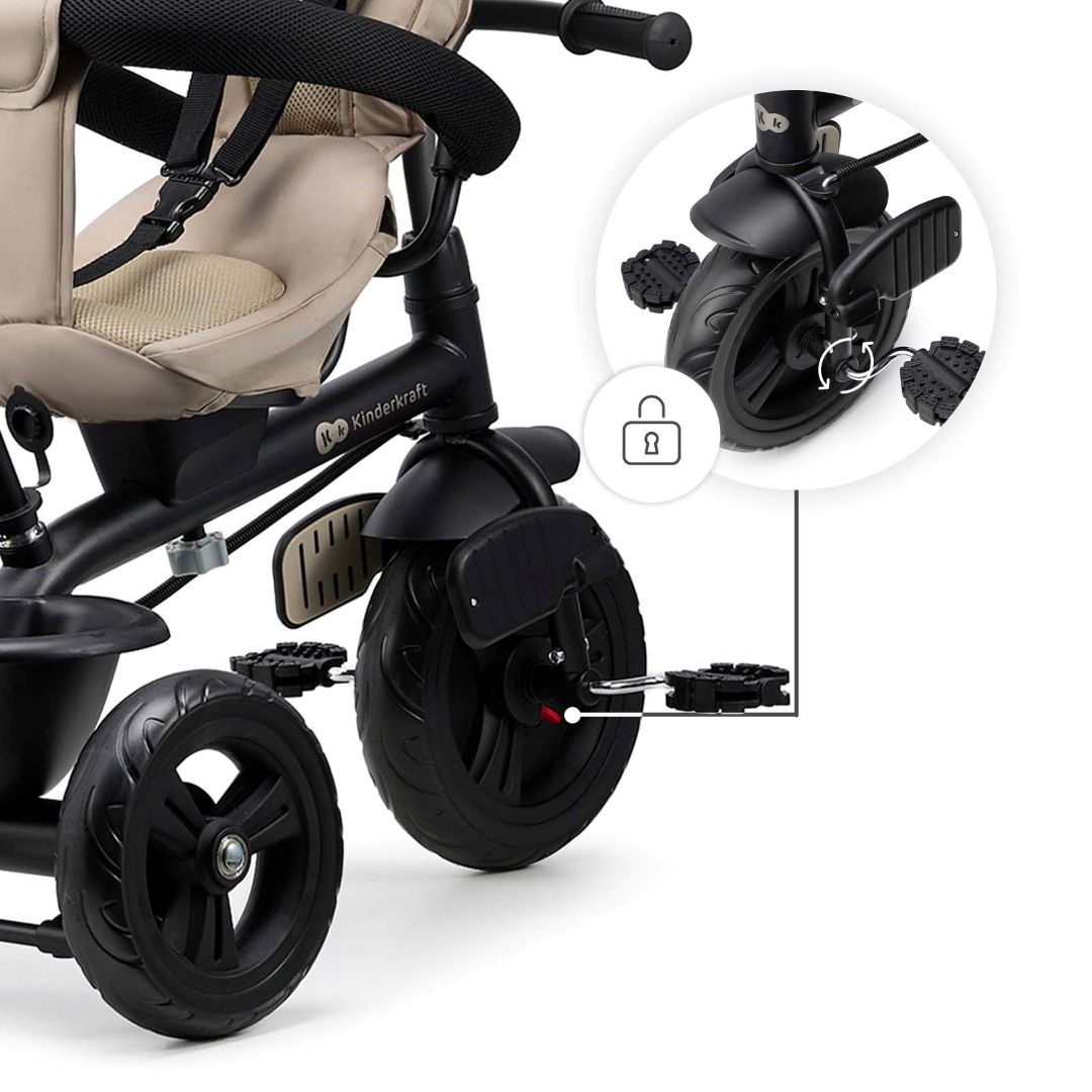 Triciclo 5 en 1 Freeway Beige KinderKraft