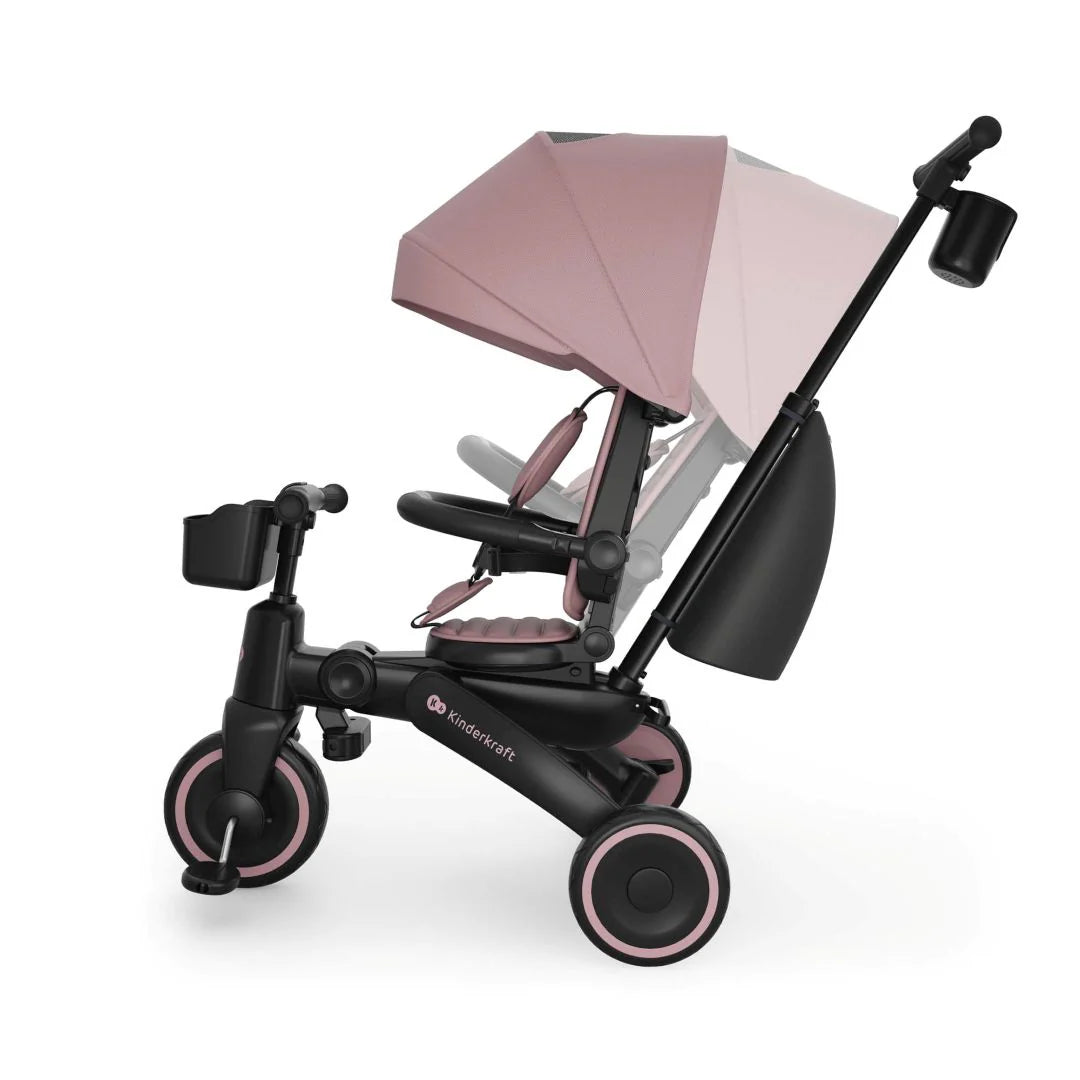 Triciclo evolutivo 6 en 1 Jazz 3 Pink KinderKraft