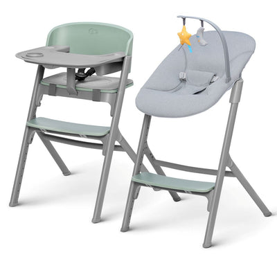 Silla de comer evolutiva LIVY 4 en 1 Olive Green incluye silla mecedora Calmee KinderKraft