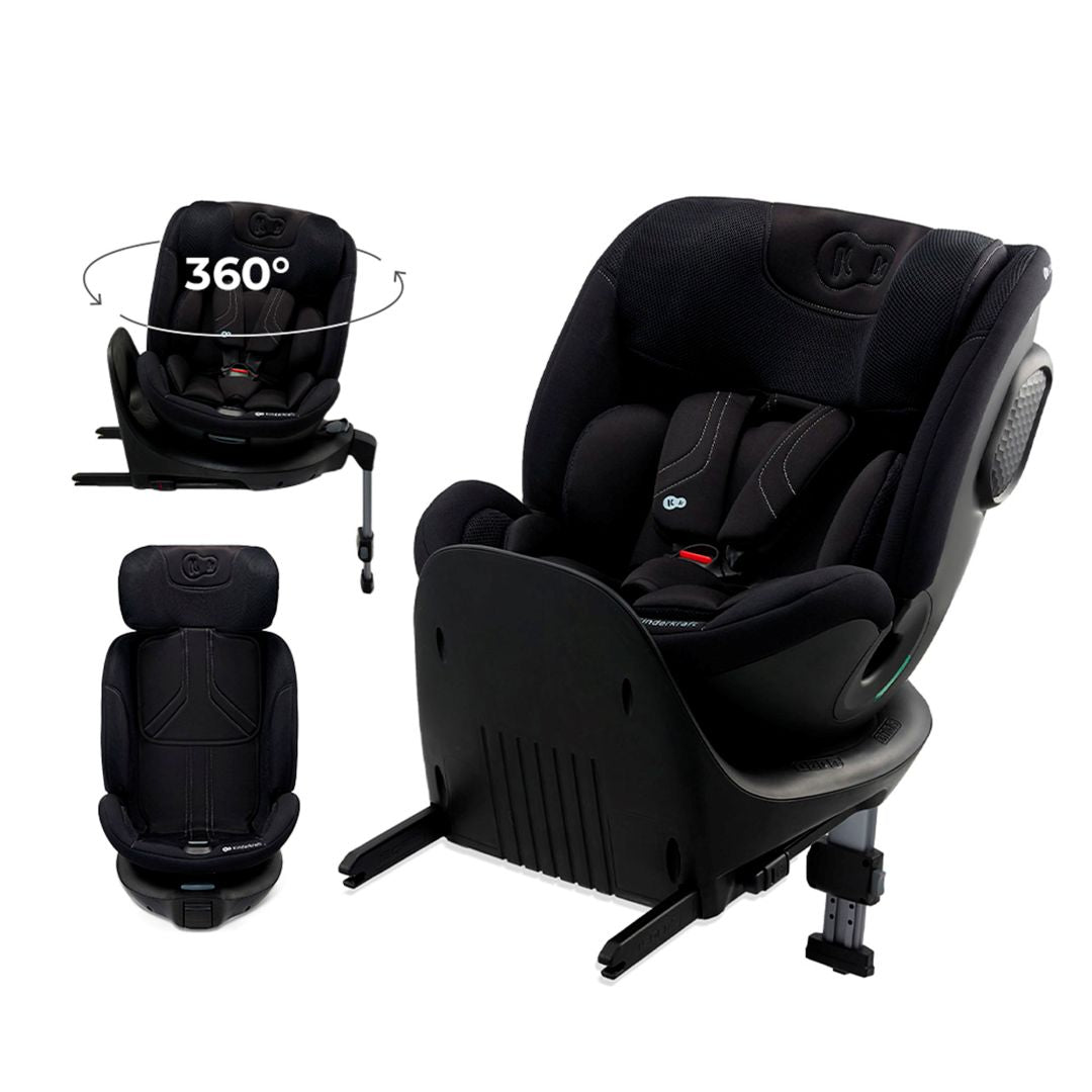 Silla de auto convertible todo en 1 XRIDER 2 i-Size Black Kinderkraft