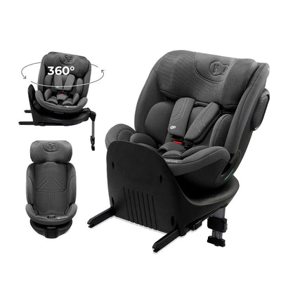 Silla de auto convertible todo en 1 XRIDER 2 i-Size   Grey Kinderkraft