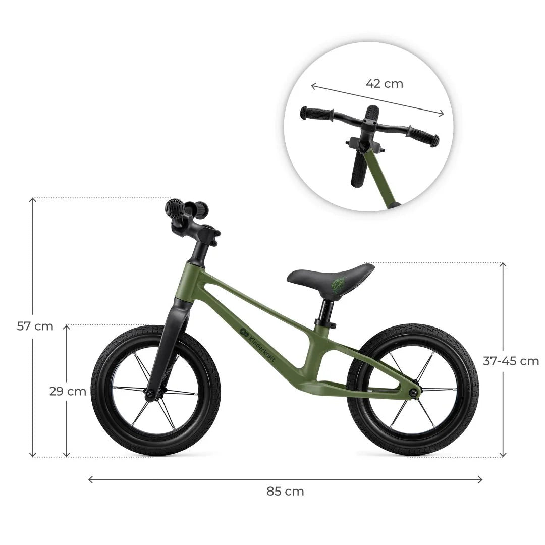Bicicleta de equilibrio Eter Verde Kinderkraft