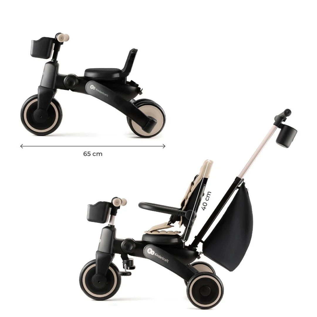 Triciclo Multifuncional JAZZ 6 en 1 Beige KinderKraft