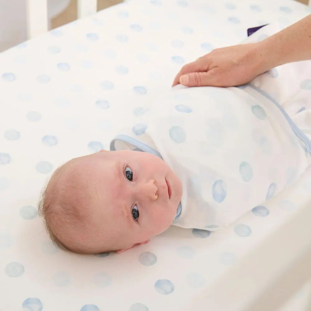 Manta de Arrullo Swaddle Azul Clevamama