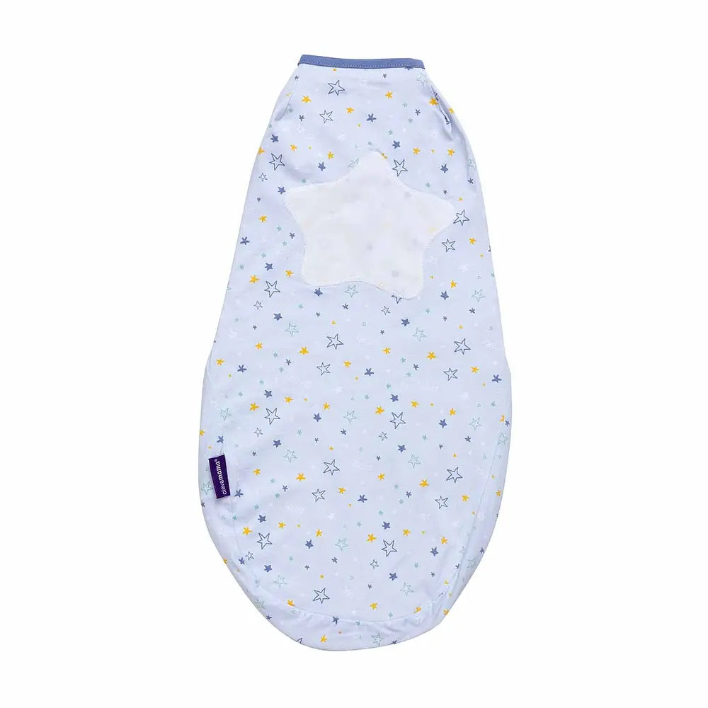 Manta de Arrullo Swaddle Celeste Clevamama