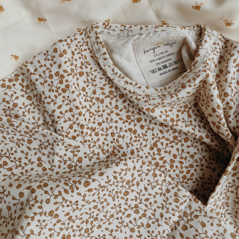Body Algodón Orgánico Blossom Mist Birk  6M Konges Sløjd