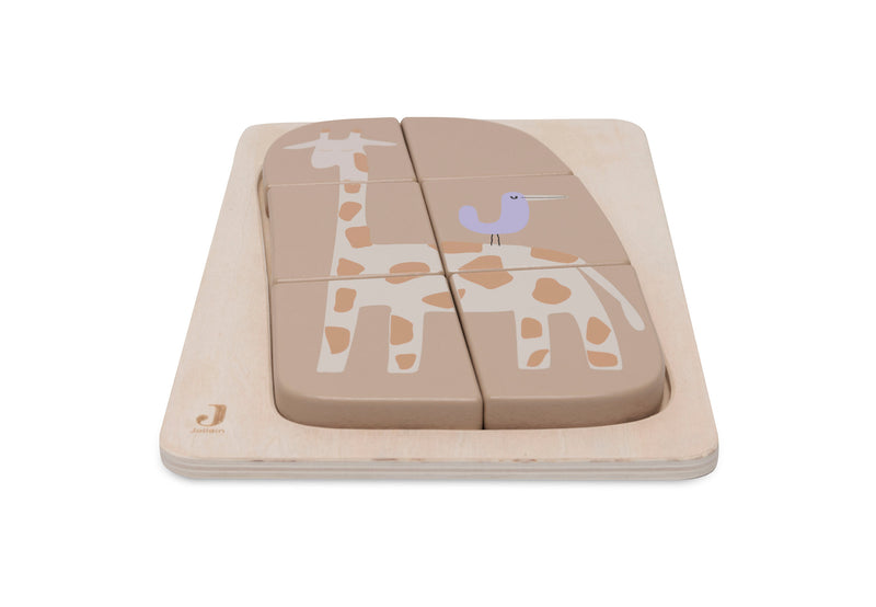 Puzzle de Madera Jungle Jambo Giraffe Jollein