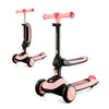 Scooter Triciclo 2 EN 1 HALLEY Rosa Pink Kinderkraft