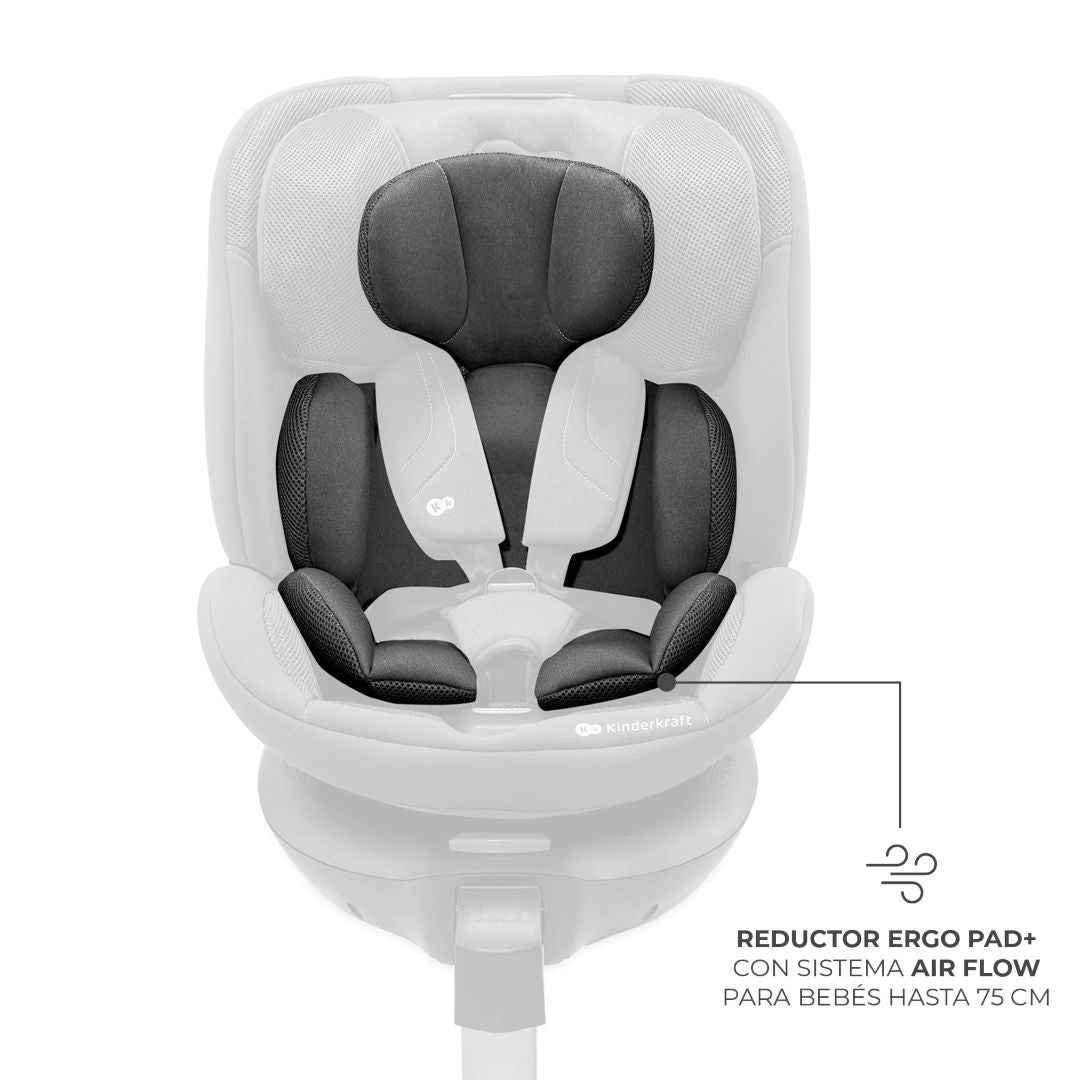 Silla de auto convertible todo en 1 XRIDER 2 i-Size Grey Kinderkraft