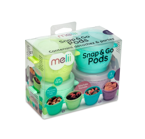 Pack 4 contenedores 118 Ml Melii