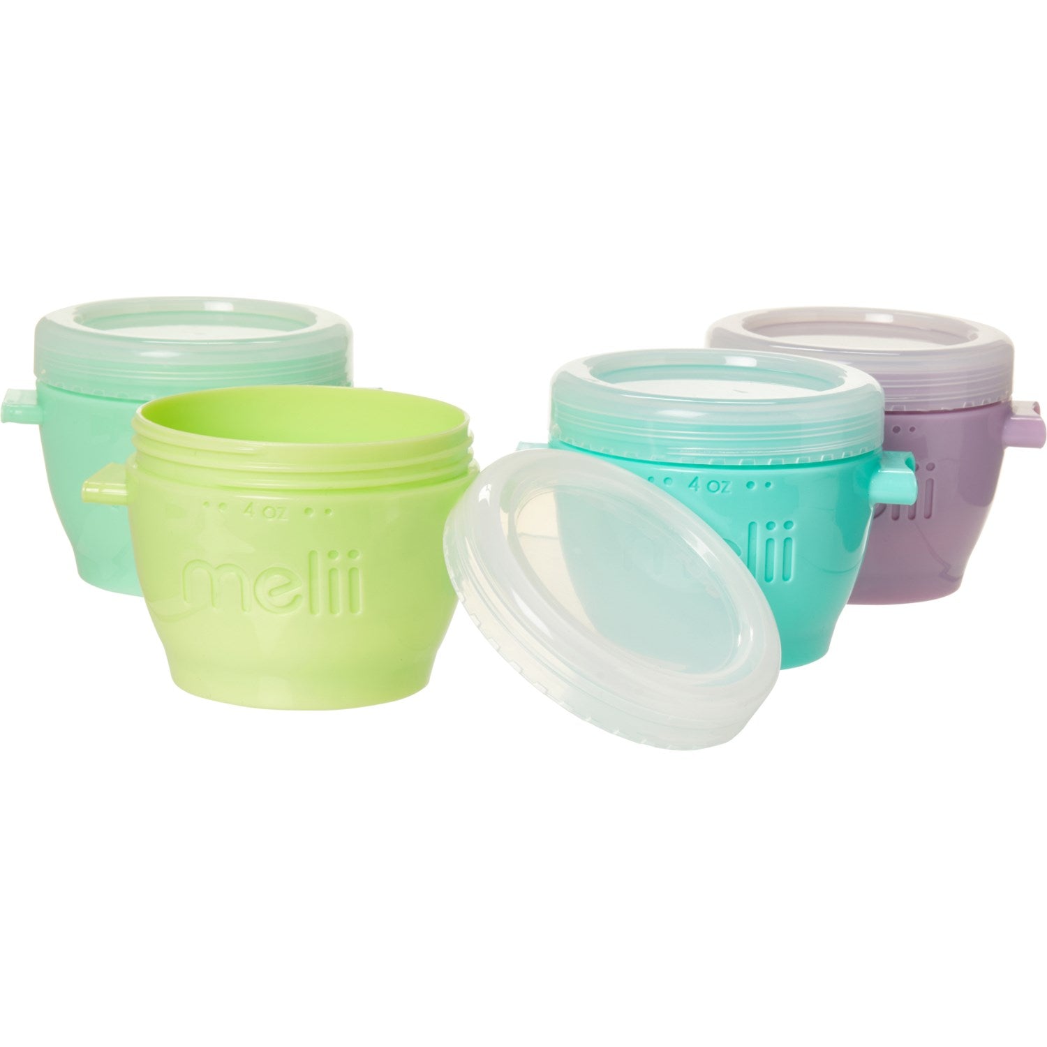 Pack 4 contenedores 177 Ml Melii