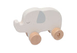 Juguete de Madera Elephant on Wheels Jollein