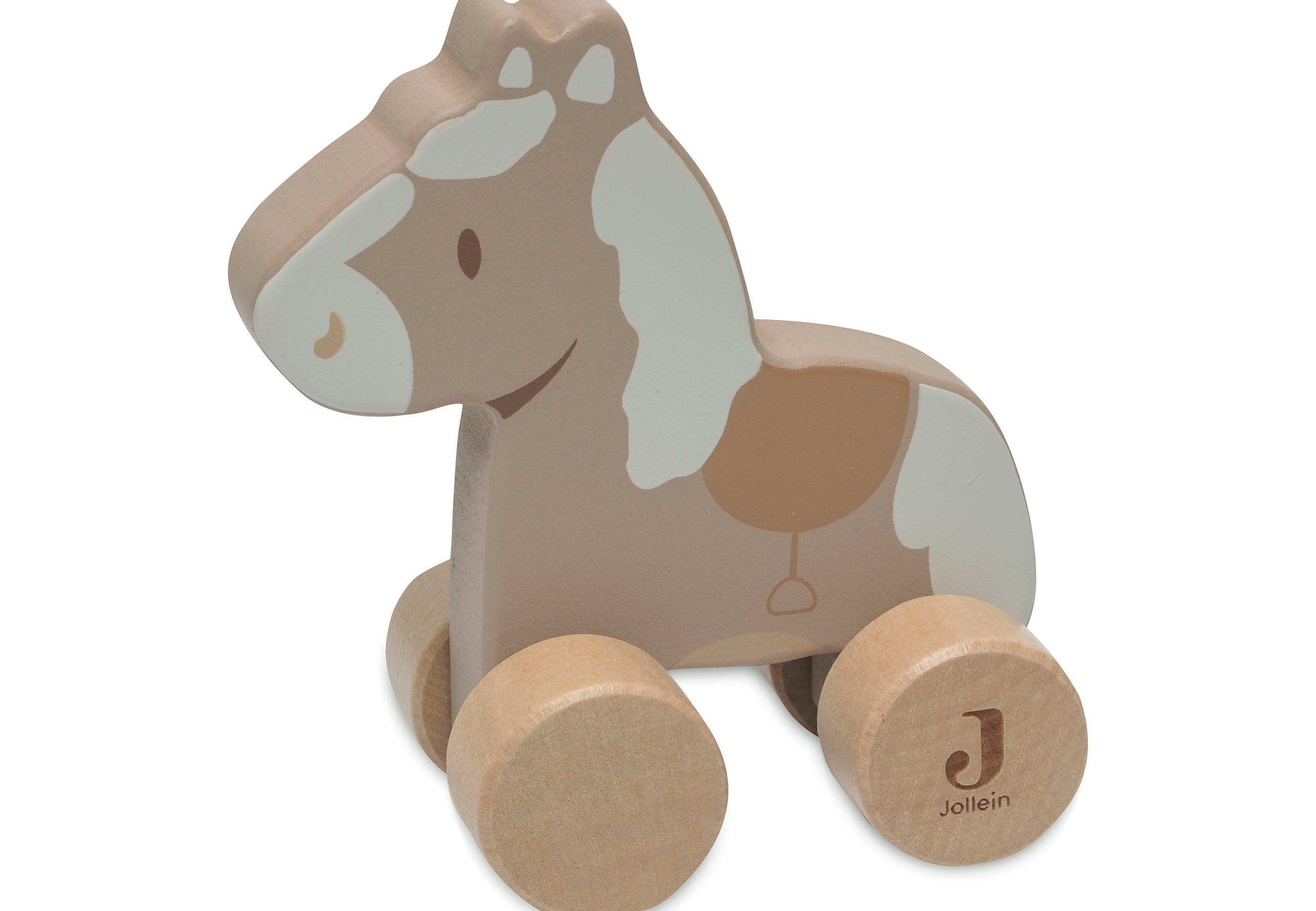 Juguete de Madera Horse on Wheels Jollein