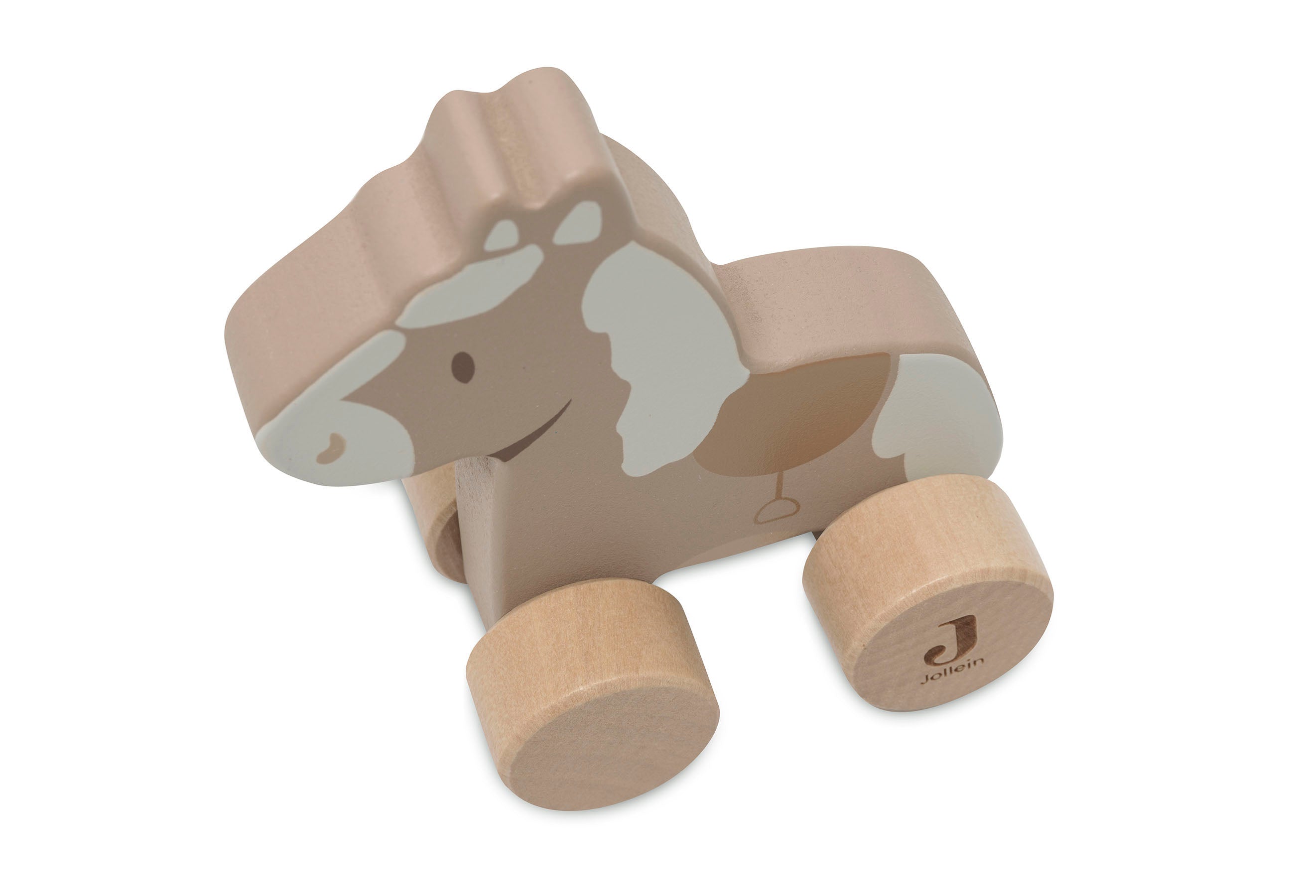 Juguete de Madera Horse on Wheels Jollein
