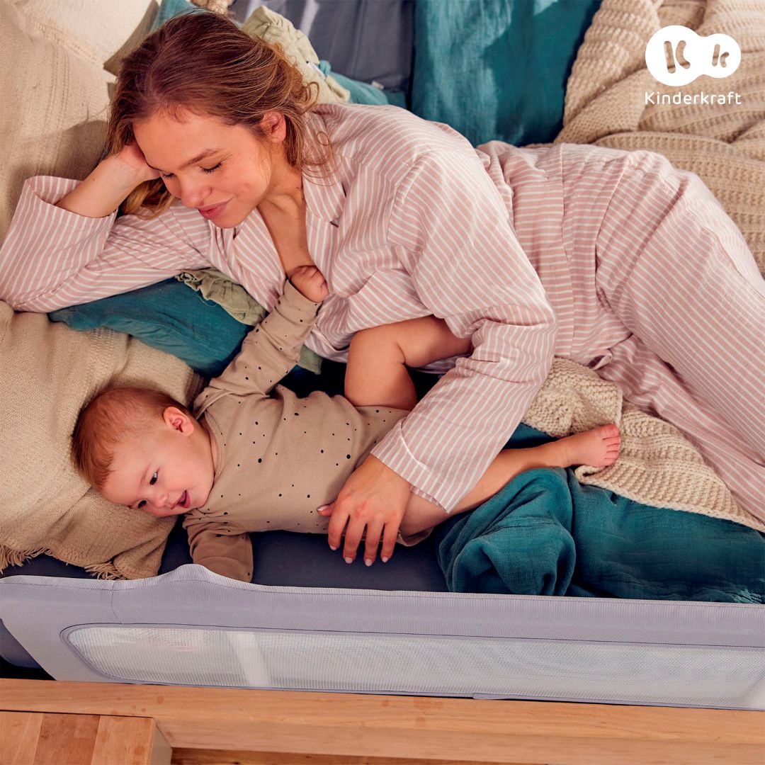 Barrera para cama GUARD & DREAM Light Grey KinderKraft