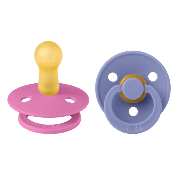 Chupete Bibs Colour x2 | 6-18 Meses | Bubblegum & Peri