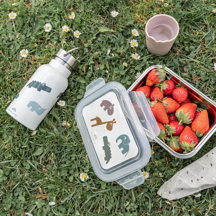 Caja Acero Inoxidable para almuerzo Deer Friends rosa Done By Deer