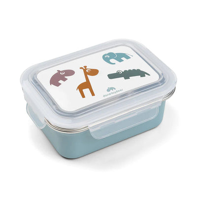 Caja Acero Inoxidable para almuerzo Deer Friends azul Done By Deer
