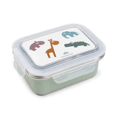 Caja Acero Inoxidable para almuerzo Deer Friends verde Done By Deer