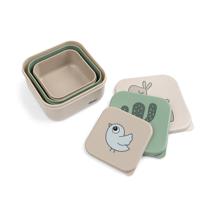 Set de 3 cajas para snack Deer Friends Lalee Done By Deer