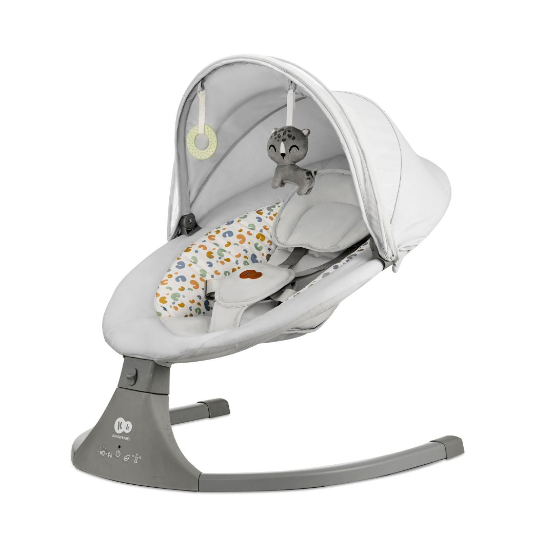 Silla Mecedora eléctrica Lumi 2 Light Grey KinderKraft