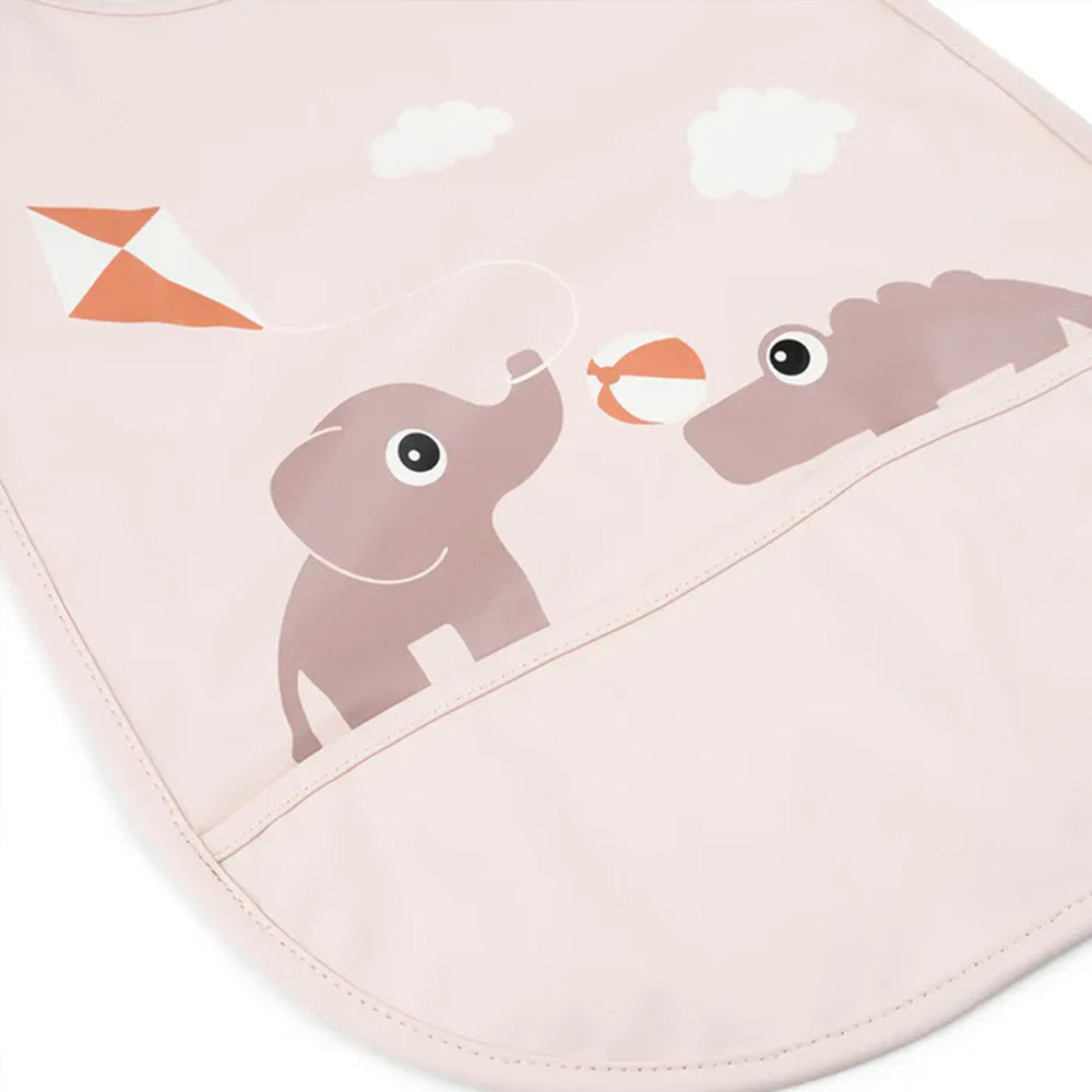 Babero con Velcro Playground Rosa Done By Deer