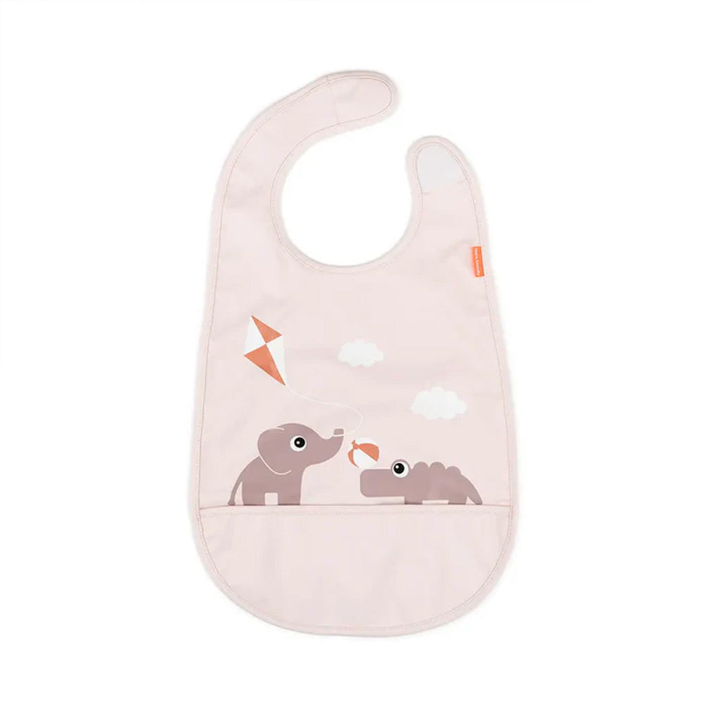 Babero con Velcro Playground Rosa Done By Deer