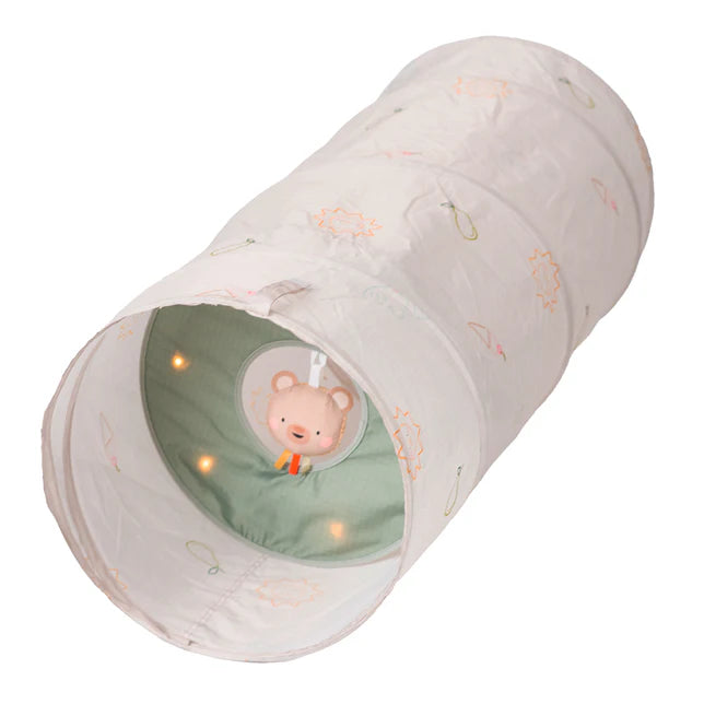 Túnel luminoso para explorar y gatear Taf Toys