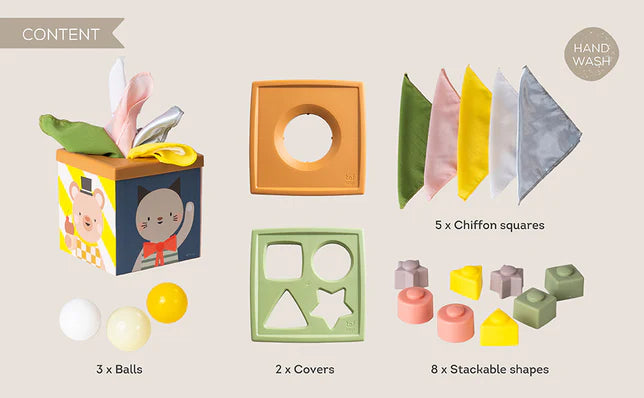 Cubo para jugar y descubrir Taf Toys