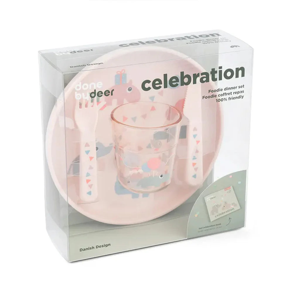 Set Foodie para comer Celebration Rosa Done By Deer