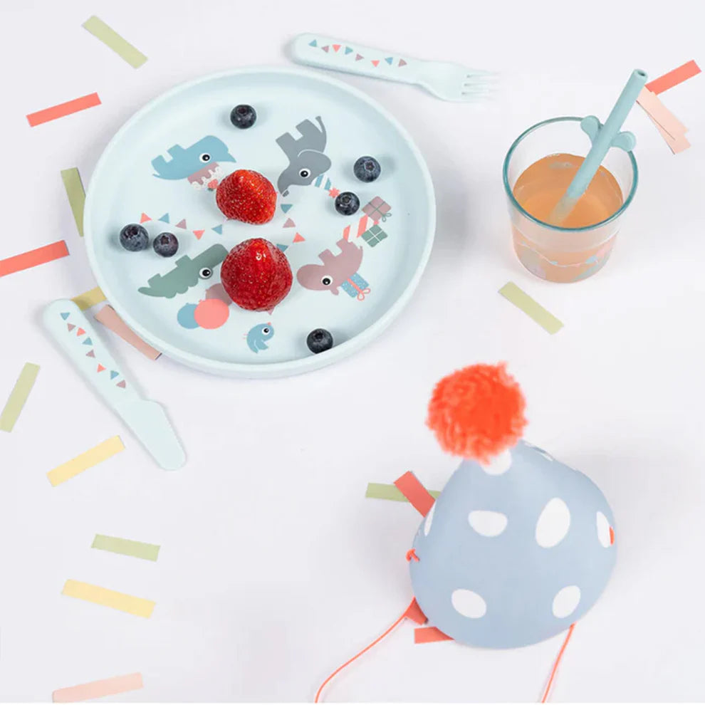 Set Foodie para comer Celebration Azul Done By Deer