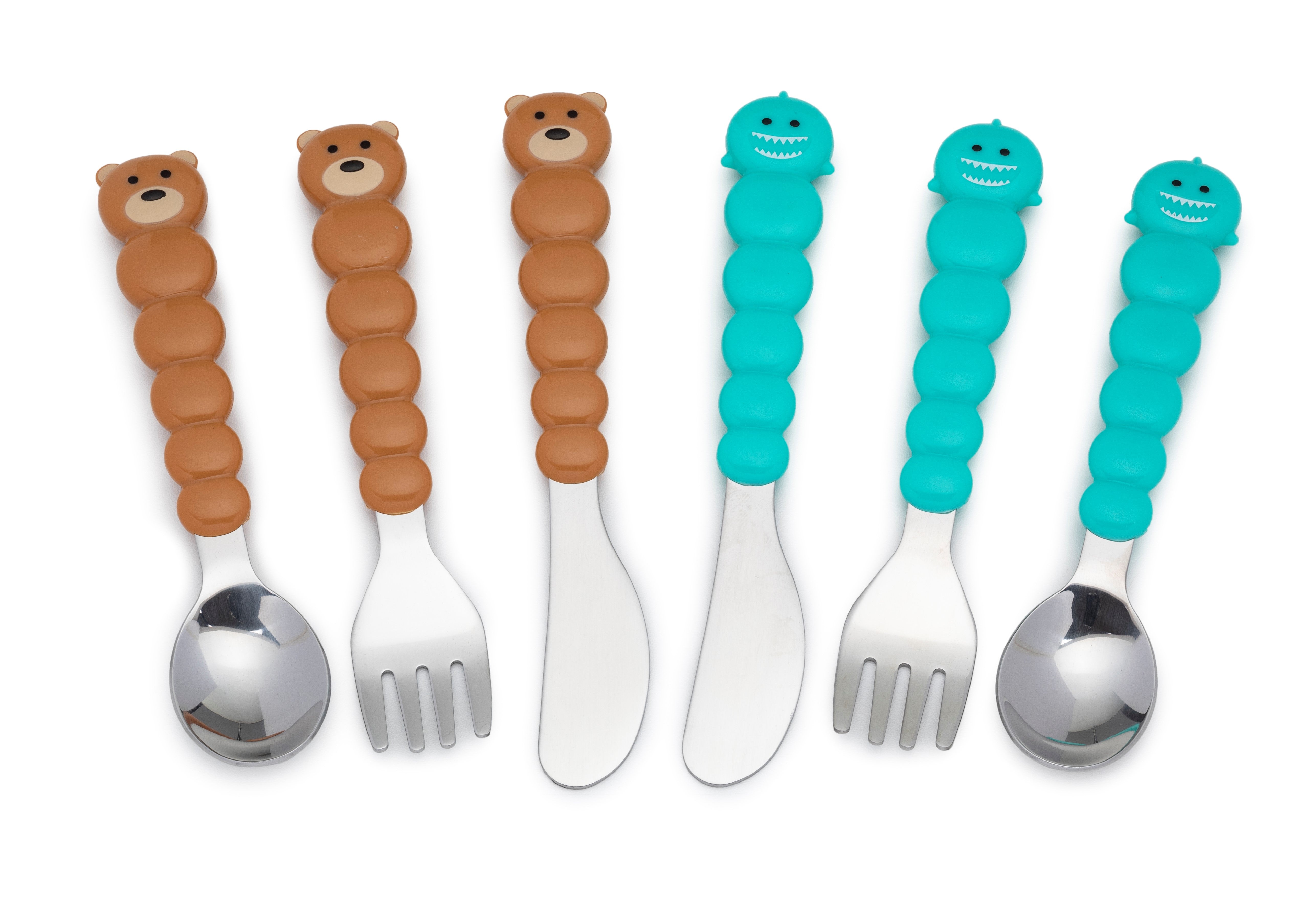 Set de 6 cubiertos Tiburon Oso Melii