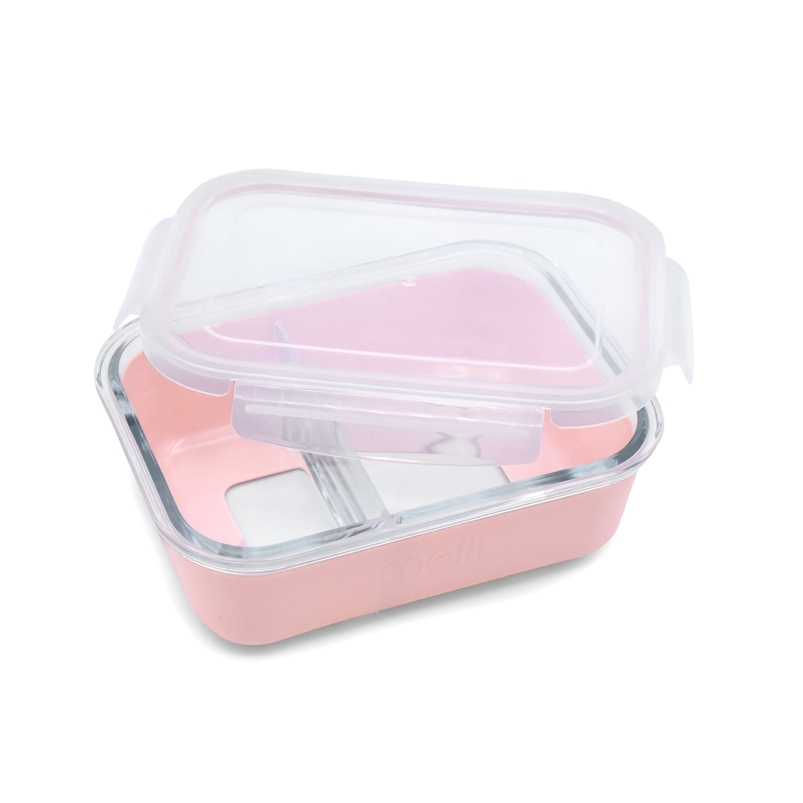 Contenedor de vidrio con tapa 740 ml Rosa Melii