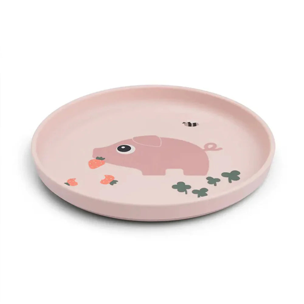 Plato de comida Foodie Tiny Farm rosa Done By Deer