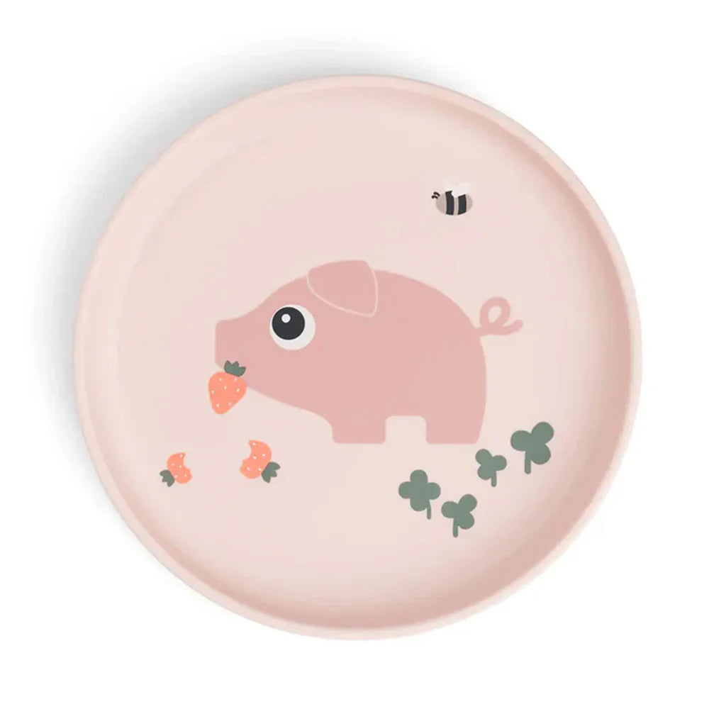 Plato de comida Foodie Tiny Farm rosa Done By Deer