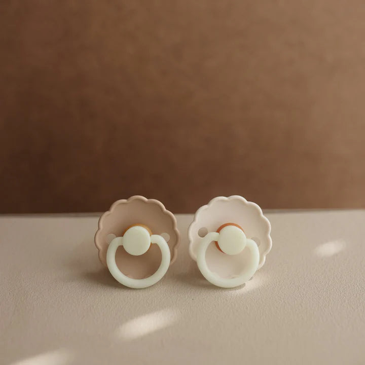 Pack de 2 Chupetes Frigg Night Blush/Cream Talla 1 (0-6 meses)
