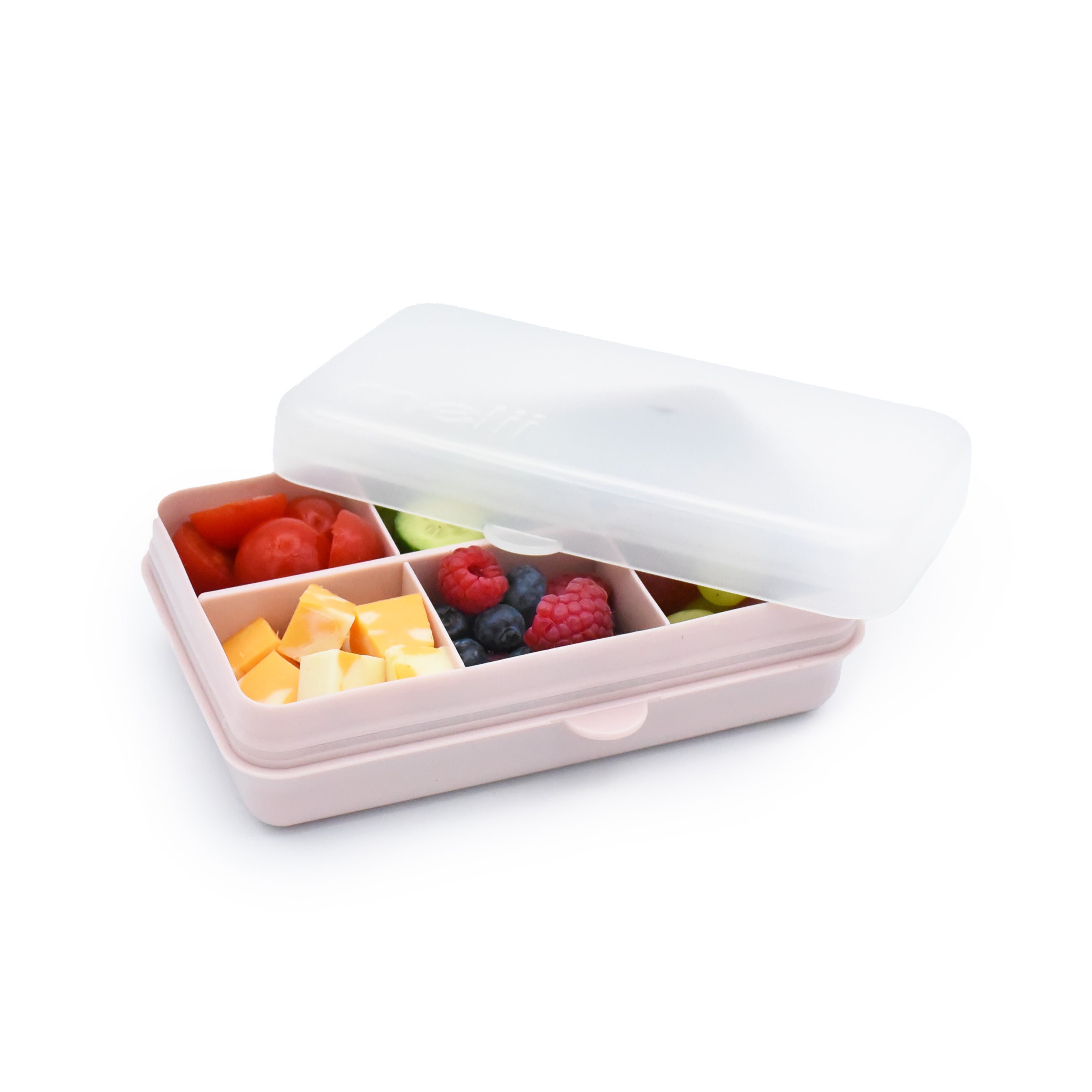 Caja contenedora mini para snack Rosado Melii
