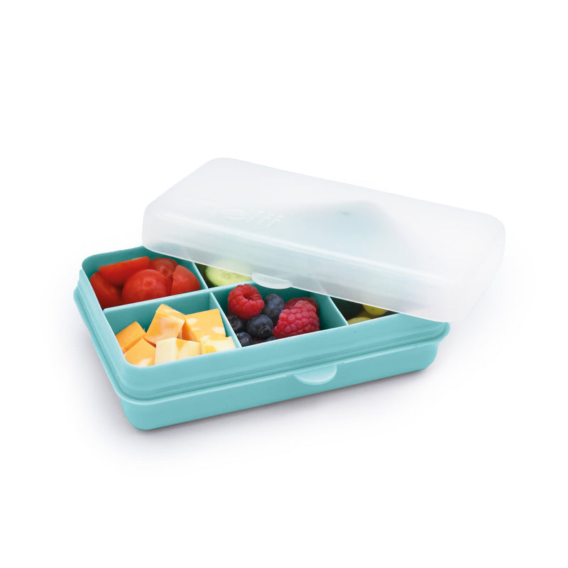 Caja contenedora mini para snack azul Melii